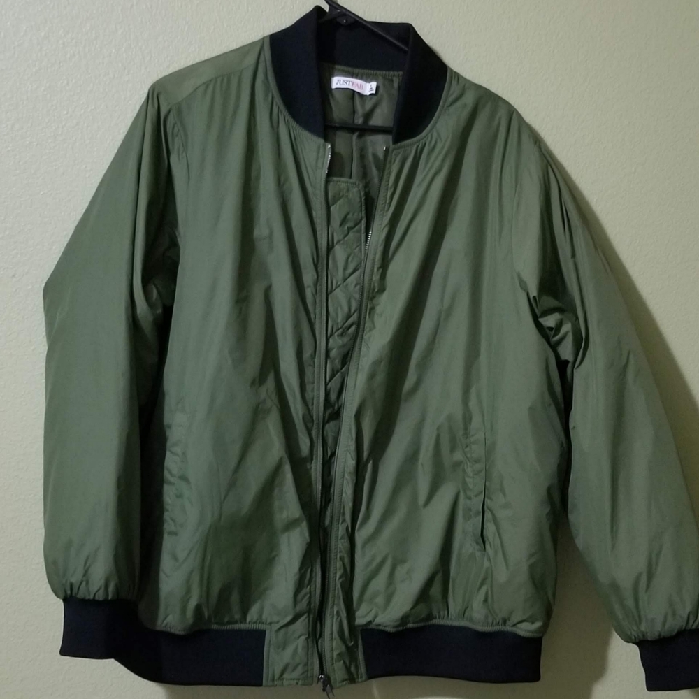 EUC Just Fab Bomber Jacket